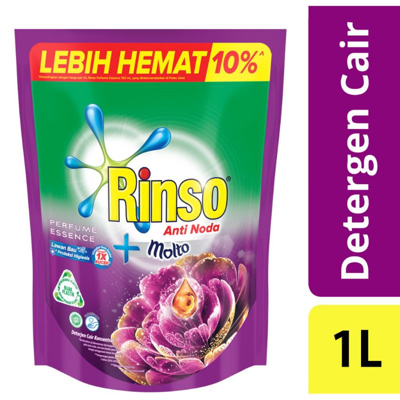 Rinso Detergen cair perfume essence 1L