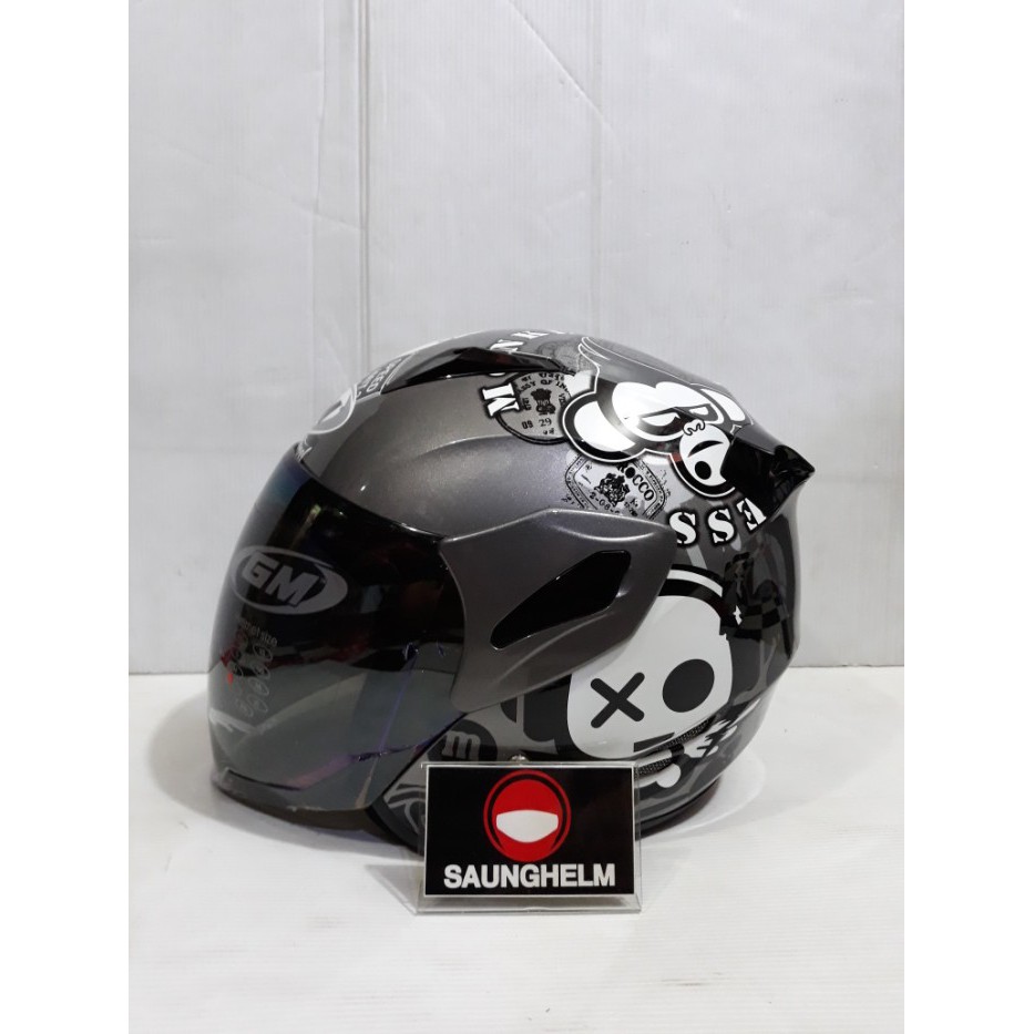 HELM GM FIGHTER MOTIF SPEAK UP DARK GREY