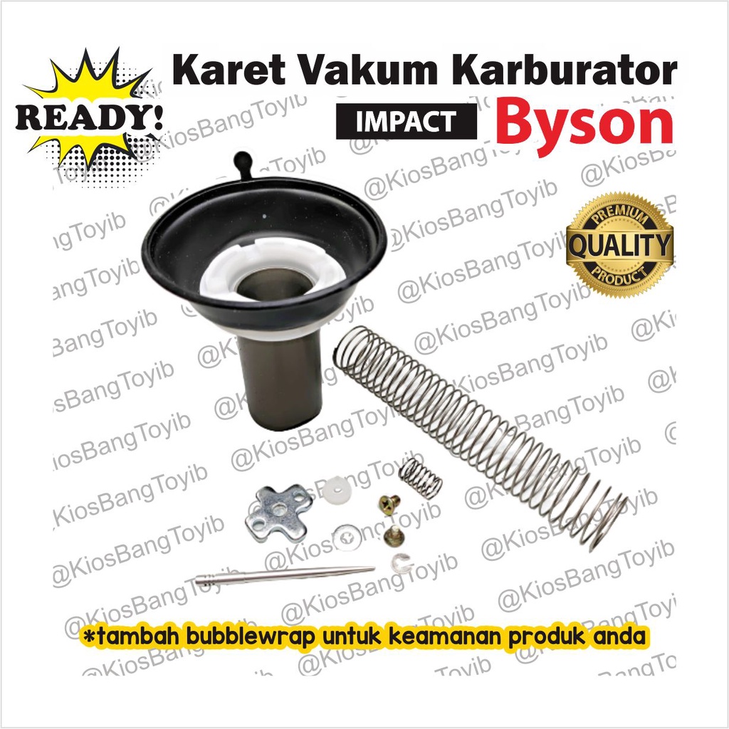 Diaphragm Assy Vacum (Karet Vakum Karburator) Byson -IMPACT-