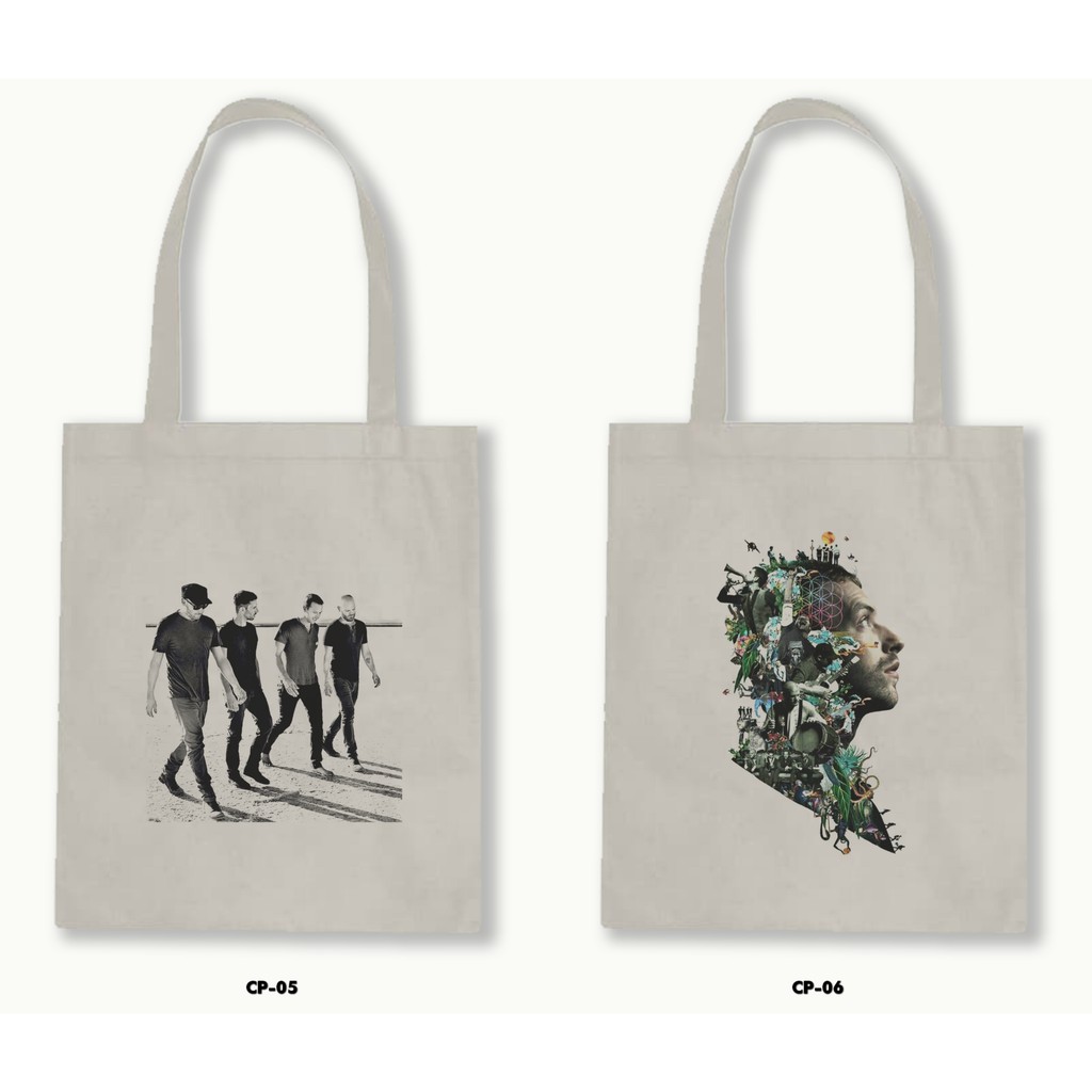 TOTE BAG BLACU - COLDPLAY