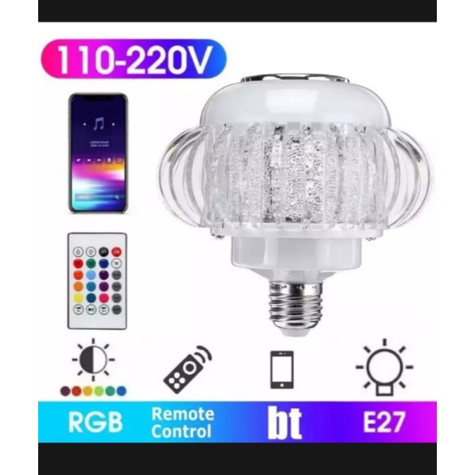 lampu Speaker bola lampu kristal