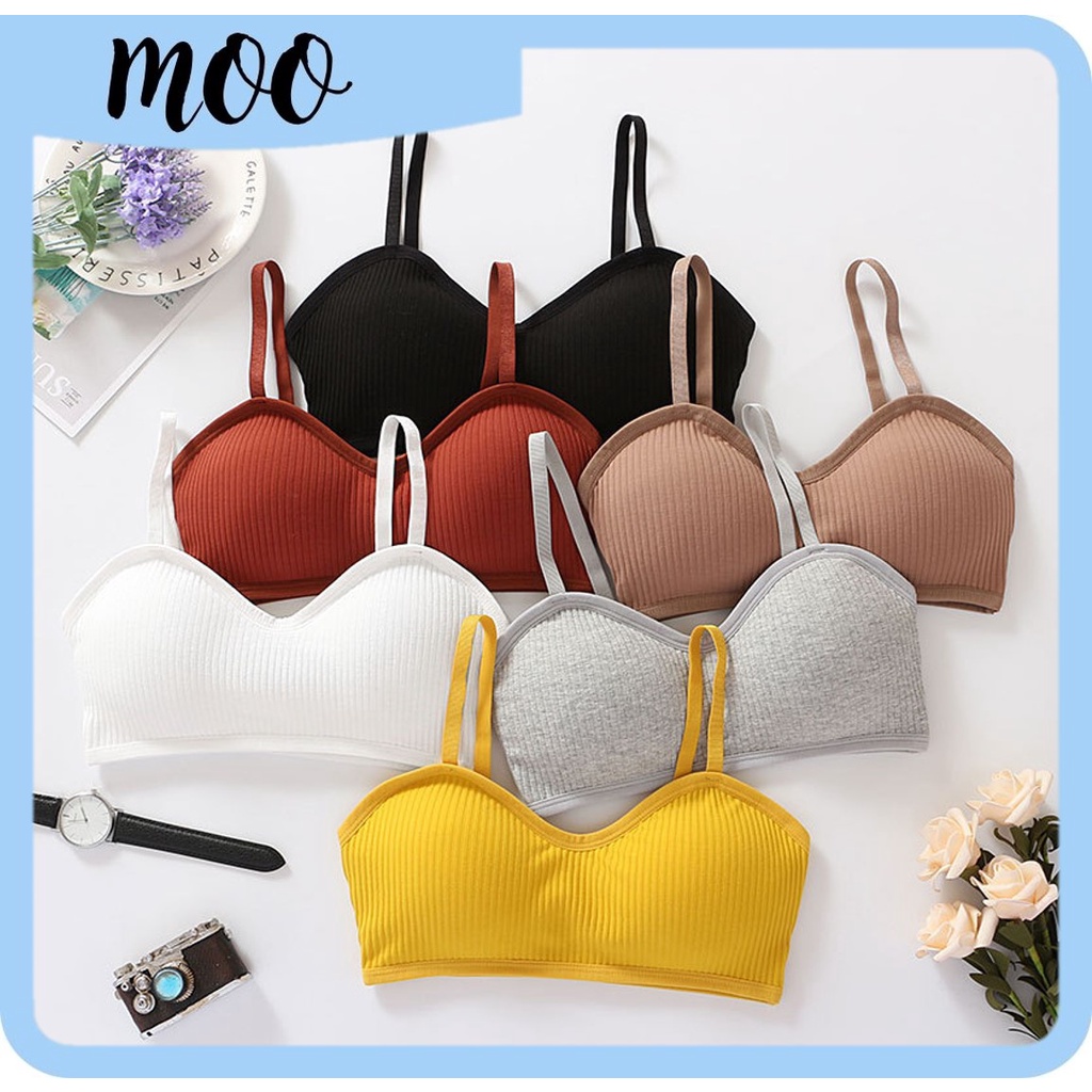 MOO RB009 Bra BH KOREA DALAMAN WANITA busa tanpa kawat Best seller nyaman di pakai bahan halus