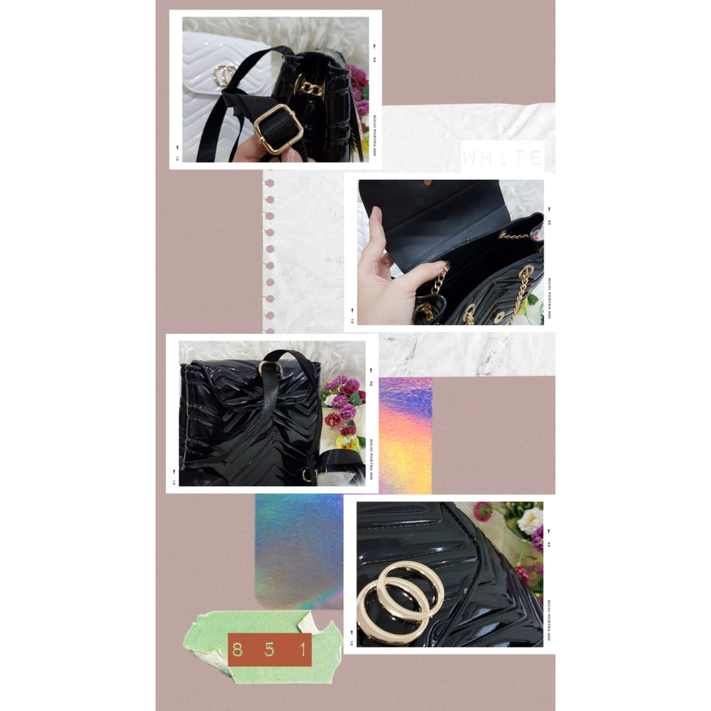 Tas ransel wanita jelly