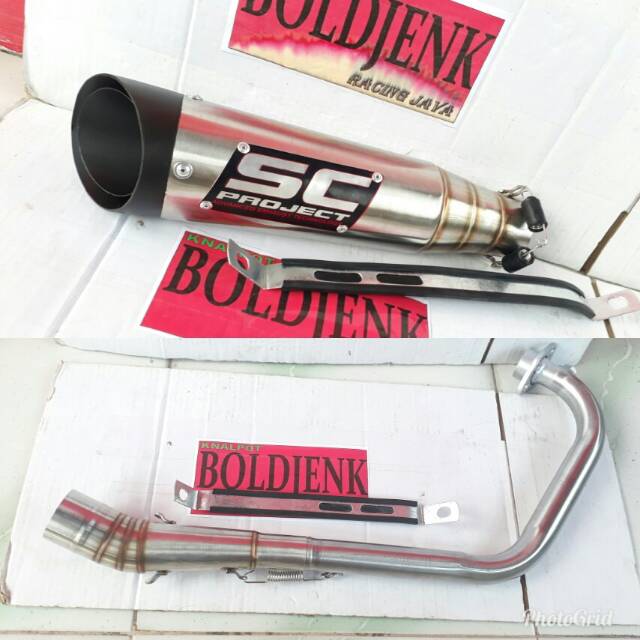 Knalpot racing UNDERBELLY kolong R15 XABRE VIXION GSX CBR150 CB150 dll