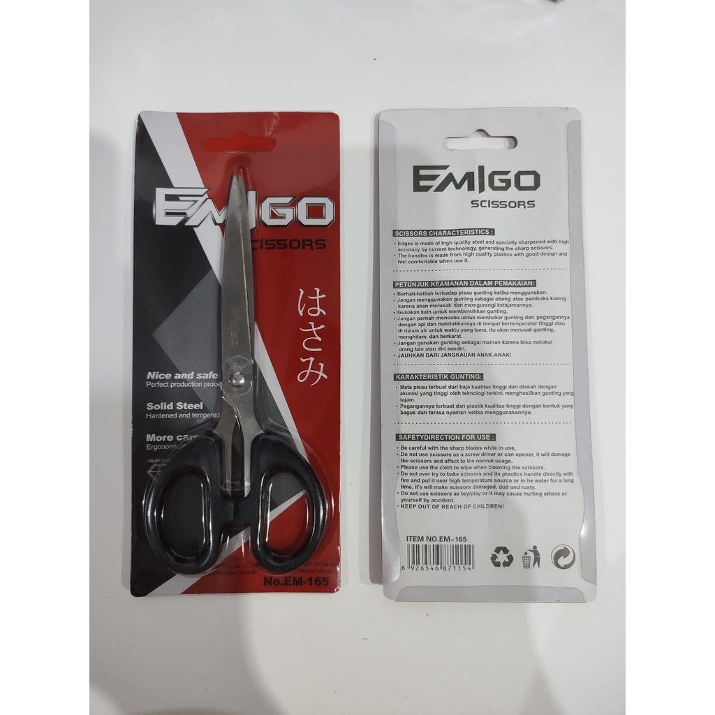

Gunting Emigo Sedang 165