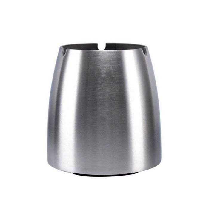 Asbak Rokok Anti Angin Cone Cylinder Stainless Steel Tebal -DA05