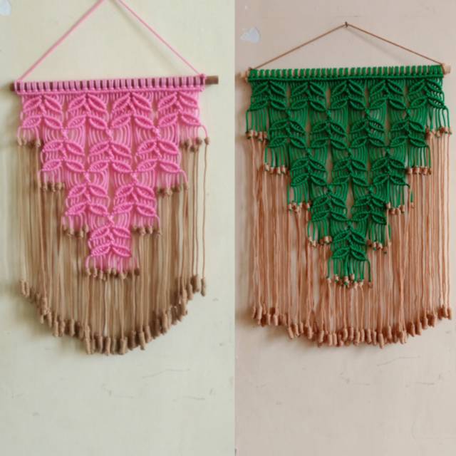 READY STOK) macramehiasan dinding tali koor / macrame wall hanging (HD 053)