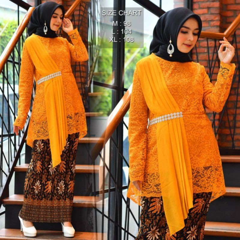 SET KEBAYA SELENDANG/BATIK MODERN/BRUKAT SELENDANG