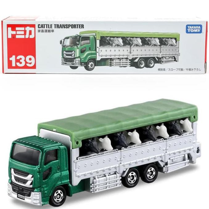 Tomica Long 139 Cattle Transporter (Non Stiker) - Termurah 