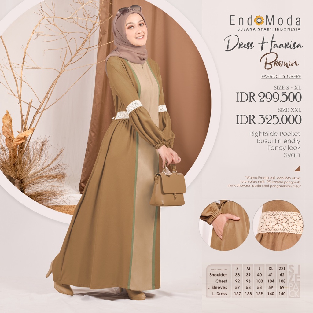 [READY] Gamis Endomoda Haarisa Harisa Harissa original