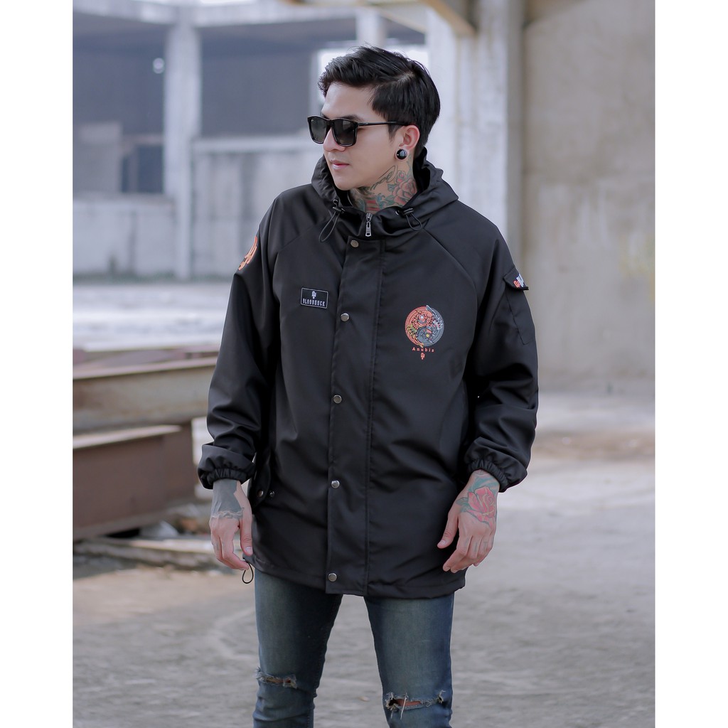 SALVIOHEXIA Jaket Casual Jaket Parasut Pria Bloodsuck Premium Jaket Parka Jaket Distro