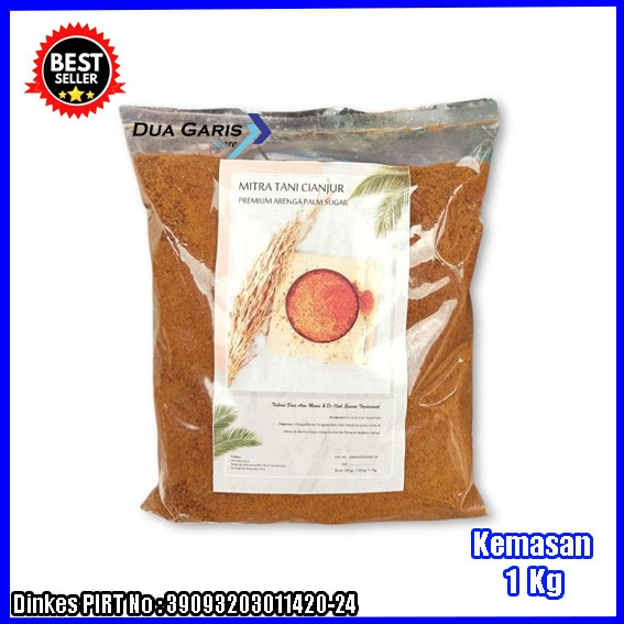 

Fe08774g 1 Kg / 1000Grm Gula Aren Bubuk Organik Palm Sugar Gula Semut Organik F3E1F111