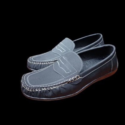 Sepatu casual pria sepatu slip on pria model rajut