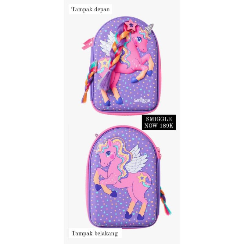 

tempat pensil smiggle unicorn