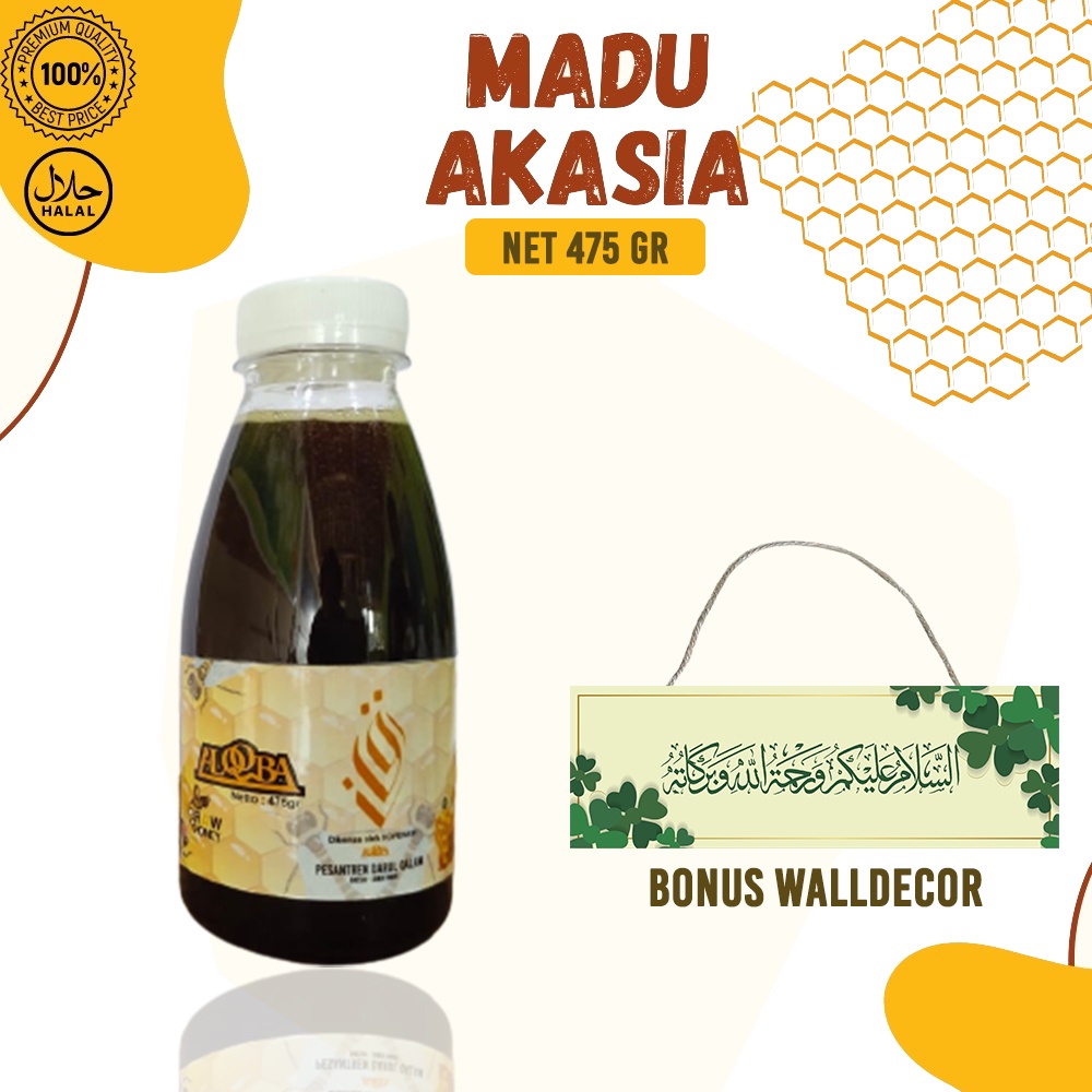 

Madu Murni Asli 475Gr tanpa campuran - Akasia Sumatra 100% Alami Natural Raw Honey