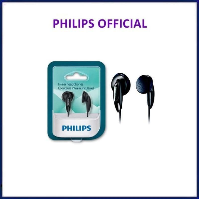 Philips SHE1350 Stereo Earphone Headset SHE 1350 - Hitam