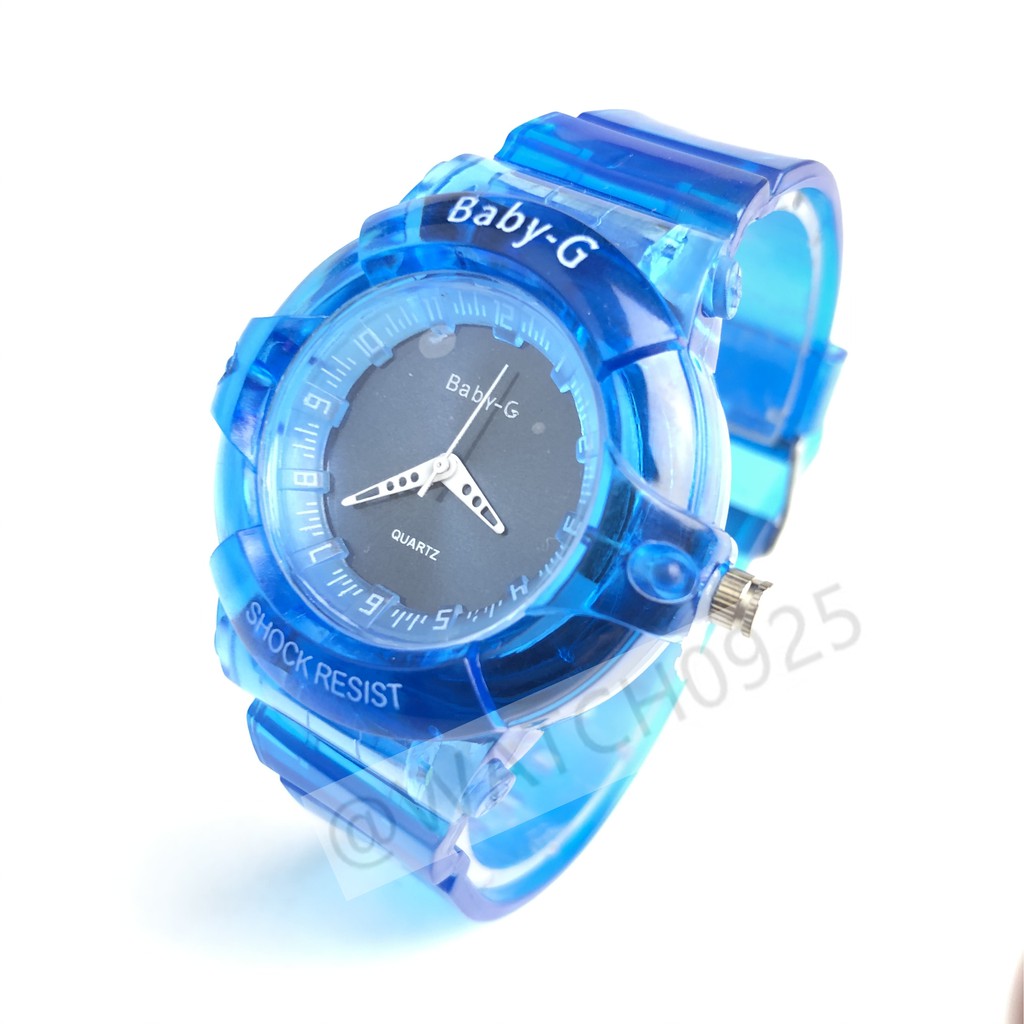 COD JAM TANGAN WANITA RUBBER MAGNET MURAH CASIO BABY G TRANSPARANT IMPORT GROSIR MURAH G-SHOCK A26