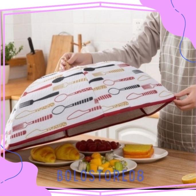 }}}}}}] Tudung Saji Lipat Penahan Panas Ukuran Jumbo 50cm x 50cm x 15cm