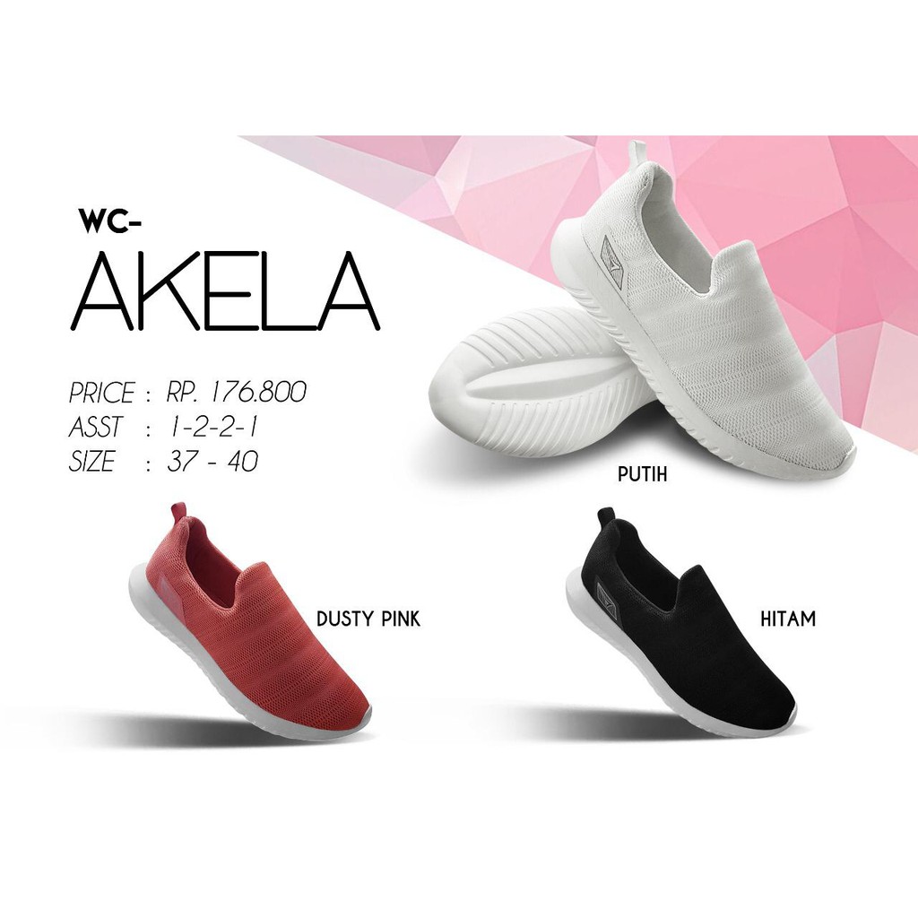 sepatu slip on wanita ardiles akela