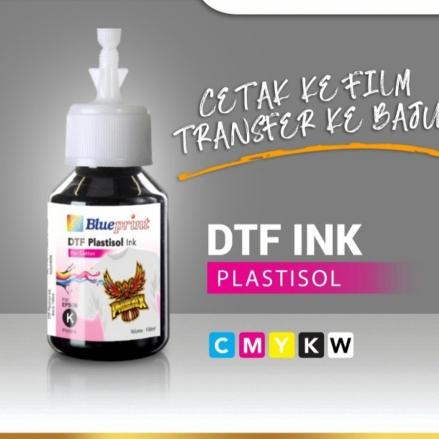 HITAM Tinta DTF INK BLUEPRINT 100ml BLACK