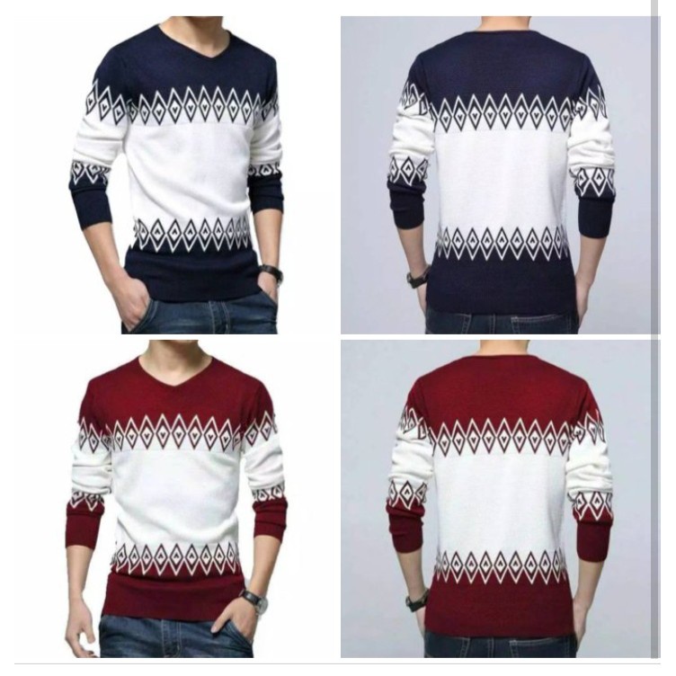 Sweater Rajut Pria Zeru Tribal/Sweater pria Striet Korean STYLE