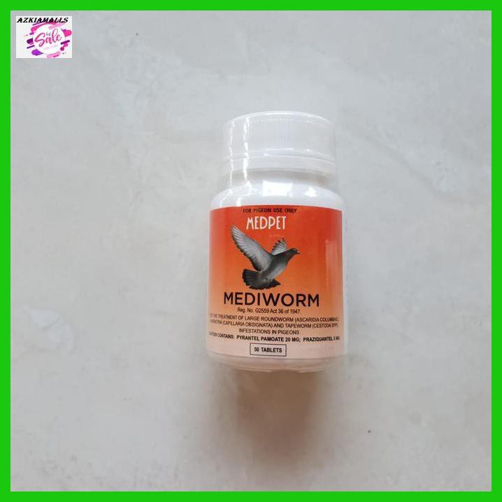 

BOTATEMPAT- MEDIWORM ISI 50 PILL -ASLI.