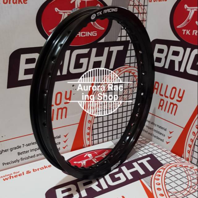 Jual Velg Tk Bright X Hole Warna Black Indonesia Shopee Indonesia