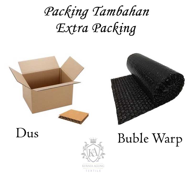 Extra Packing Kardus dan Buble Warp Packing Tambahan Untuk Keamanan