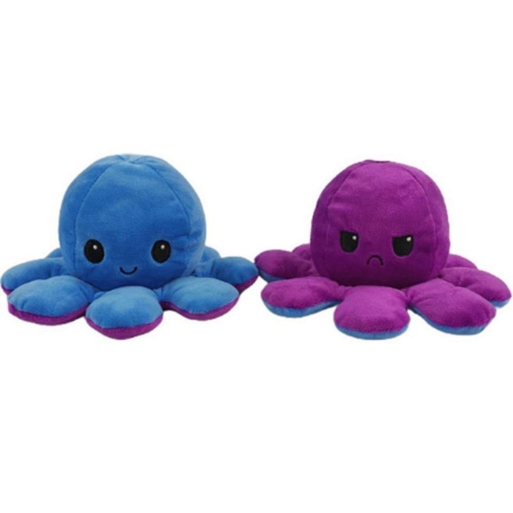 Jual Reversible Octopus Doll Plush Toy 