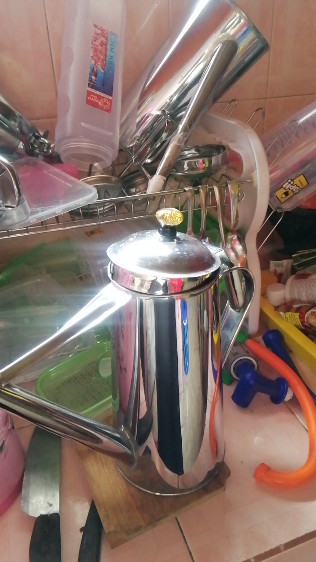 Paket Hemat Thai Tea 2 Teko + 2 Mug + 2 Saringan