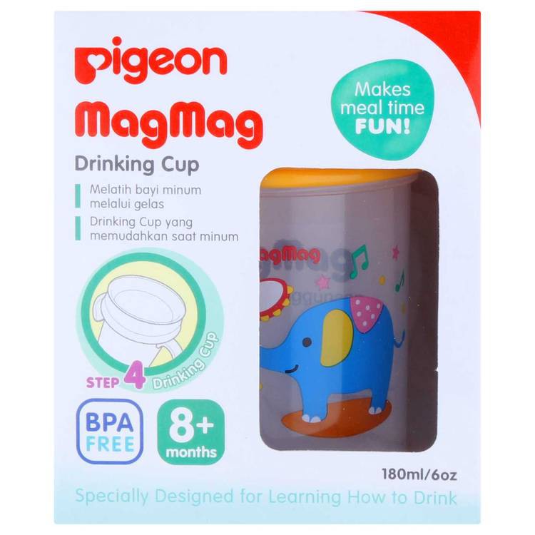 NEW Pigeon Mag Mag Training Cup Step 1 2 3 4 Cangkir Minum Magmag Nurshing Spout Straw drinking