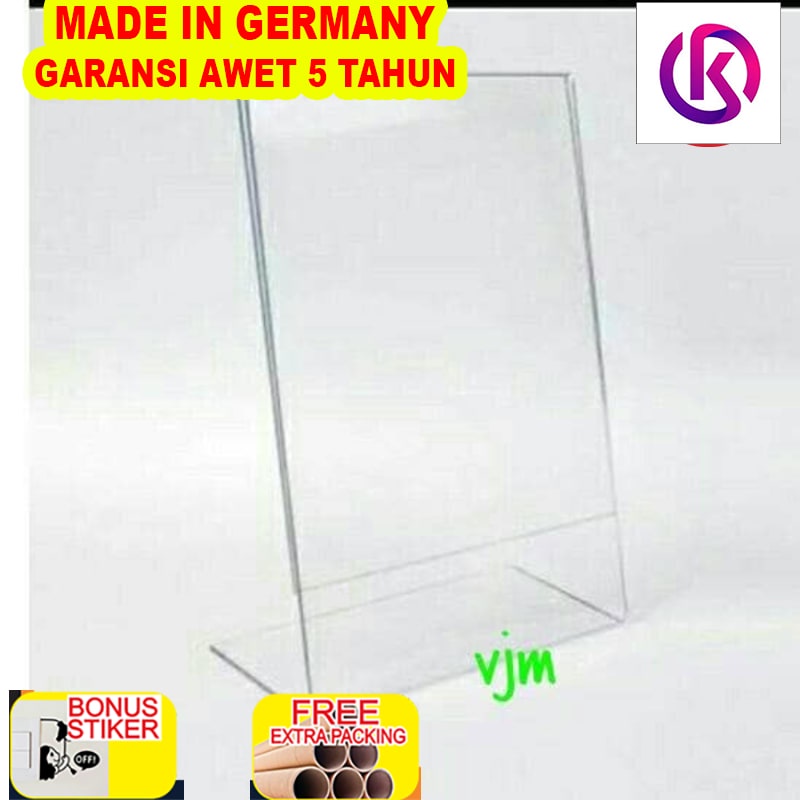 

Grosir Acrylic Stand Brosure L (A4)3mm