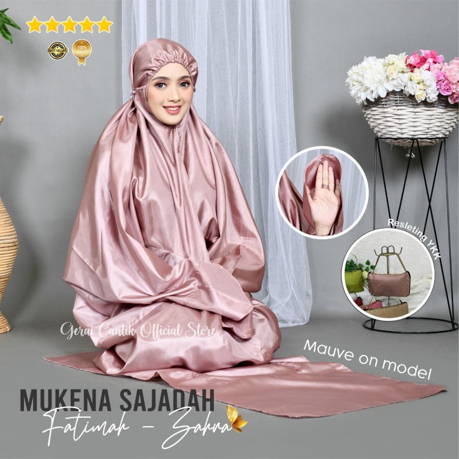Sajadah mukena Fatimah Zahra mukena Sajadah Traveling Jumbo SC