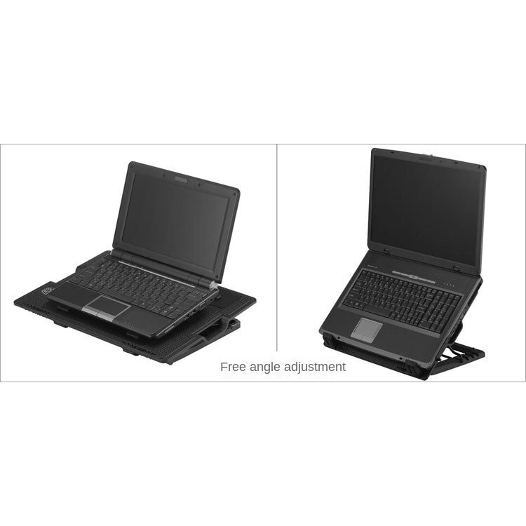 NAJU Notebook Cooler Pad Laptop Ultra Thin Radiator Cooling Base - N88 - Black