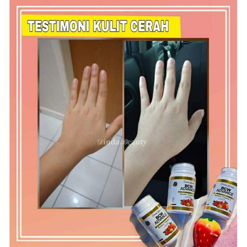 BCW Advance/ suplemen pemutih badan aman