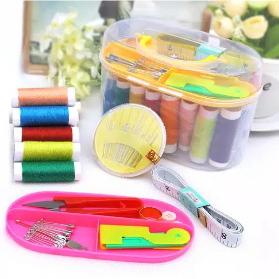 Alat Jahit Box Paket Legkap Sewing Kit Kotak Jumbo Jahit Set