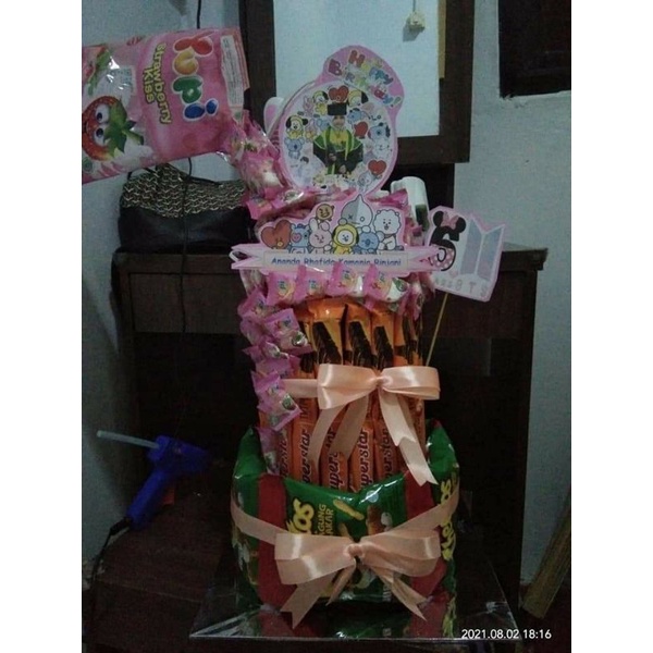 Tower Snack Ultah, Permen Tumpah &amp; Tarik Uang 50K