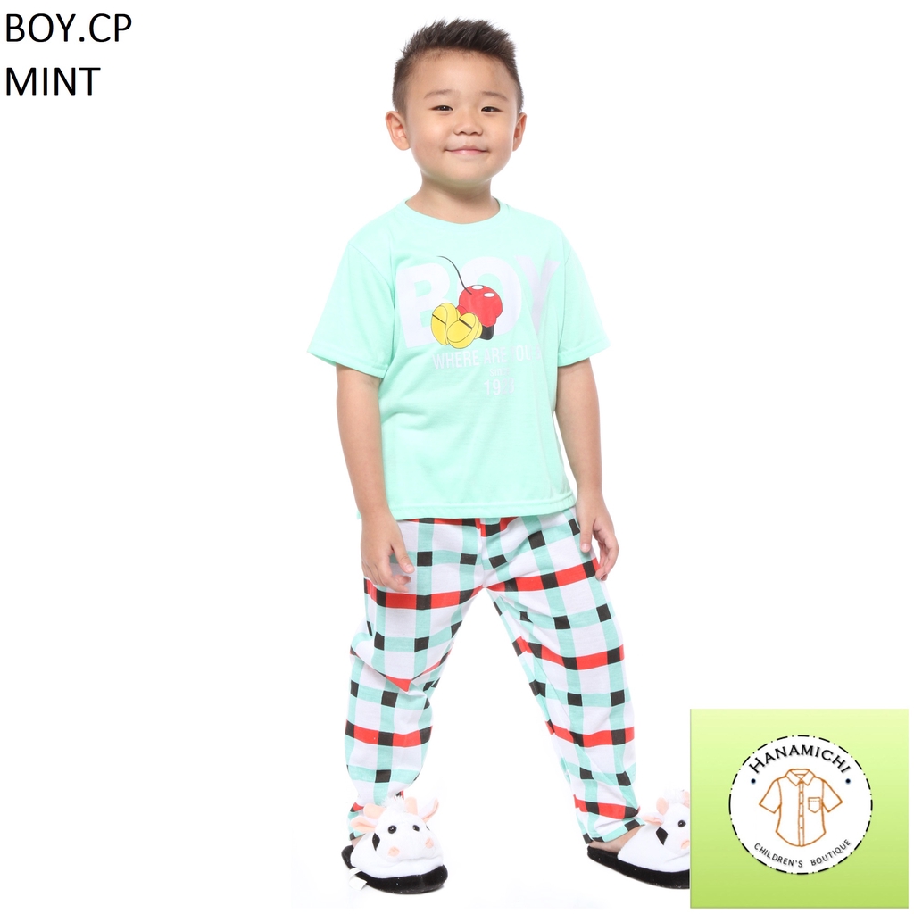 Hanamichi BOY.CP Baju Tidur Anak Lengan Pendek