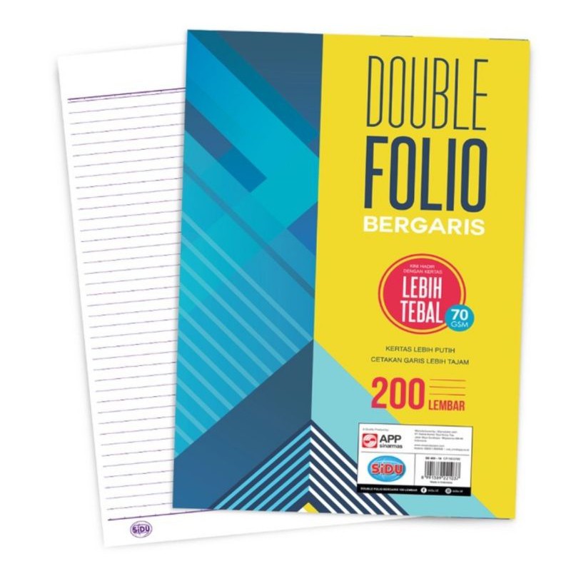 KERTAS DOUBLE FOLIO 1 lembar