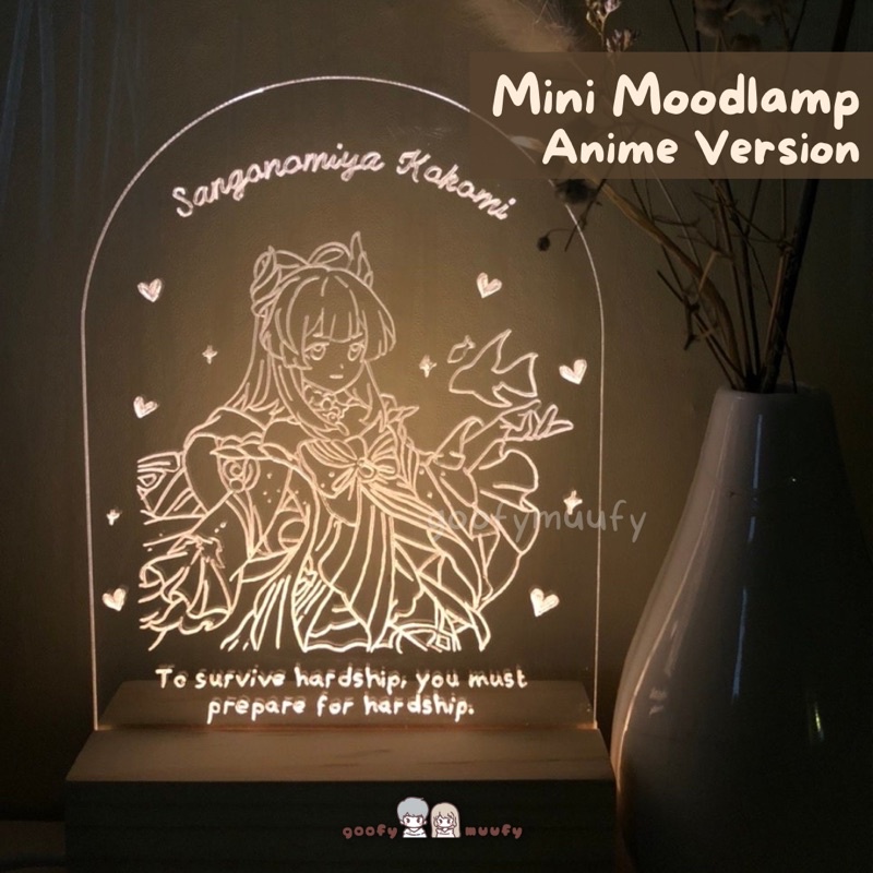 Custom Your Mood Lamp Anime Version| Illustration gift | by goofymuufy