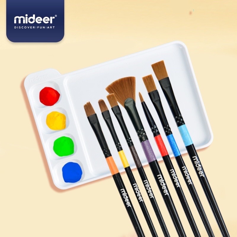 mideer paint brush set kuas gambar anak