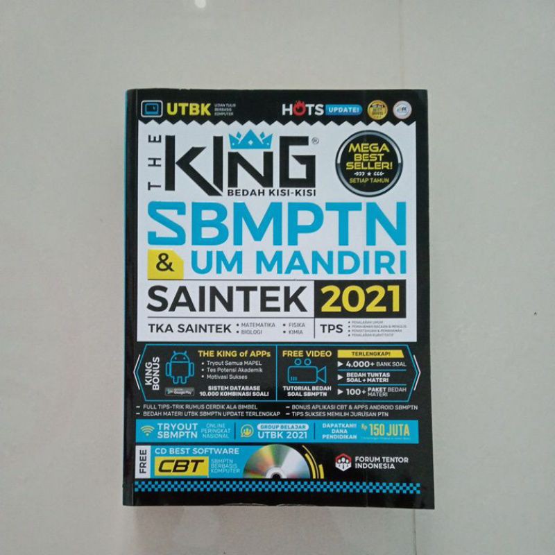 (Preloved) Buku The King SBMPTN &amp; UM MANDIRI Saintek 2021