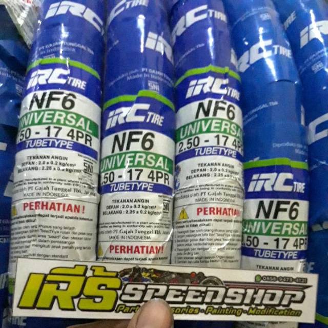 Ban IRC NF6 NF 6 INOE KEMBANG LURUS BAN KLASIK 250 17