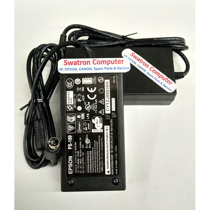 100% Adaptor Power Supply Epson TM U220 PS 180 Output 24 Volt 2.1 Ampere