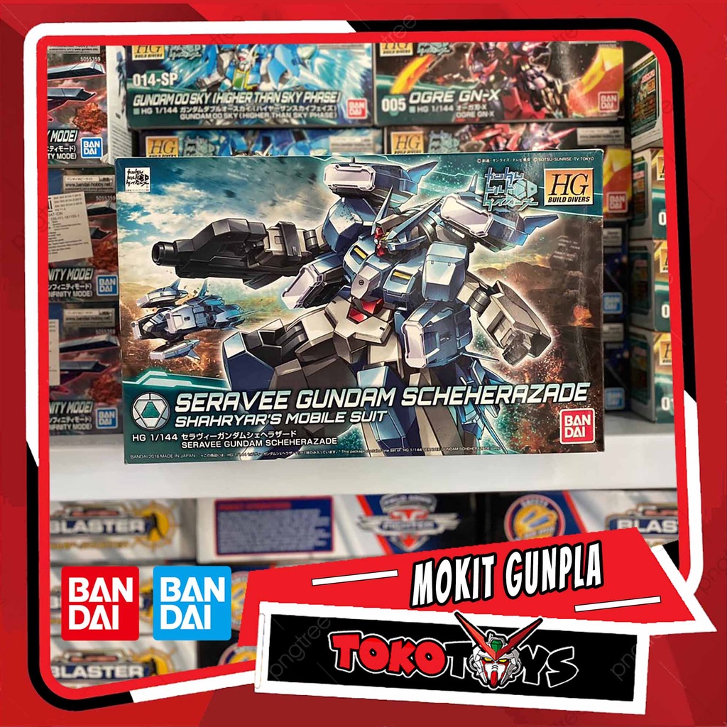 HGBD SERAVEE GUNDAM SCHEHERAZADE - HG BUILD DRIVERS ORIGINAL BANDAI HG GUNDAM