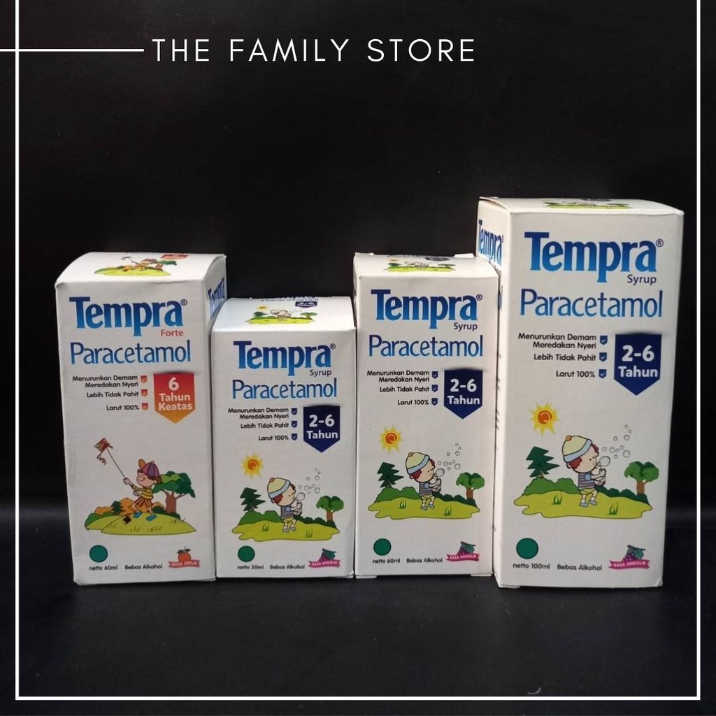 Tempra Syrup Kids Paracetamol / Tempra Paracetamol Penurun Panas Demam Anak / Obat Demam Anak