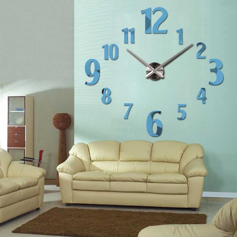 Taffware Jam Dinding Besar DIY Giant Wall Clock 100cm Number - DIY-107