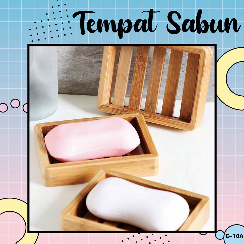 TATAKAN / ALAS SABUN BATANG KAYU AESTHETIC