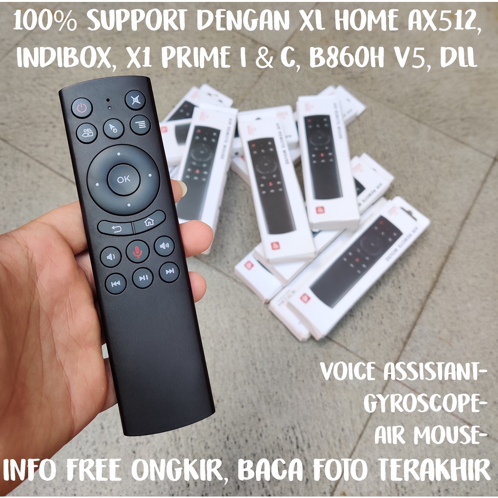 G20 Air Mouse Android TV STB Remote Voice Assistant Support B860H,V5,XL Home AX512,Akari,Indibox