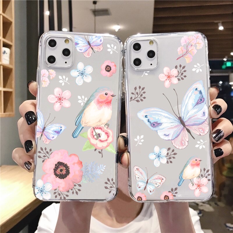 Case Xiaomi Redmi 10C Realme 9 Pro Plus Mi12 Pro - Butterfly Bird Avocado BT21 BTS
